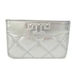 Tory Burch Quilted Zippered Card Holder